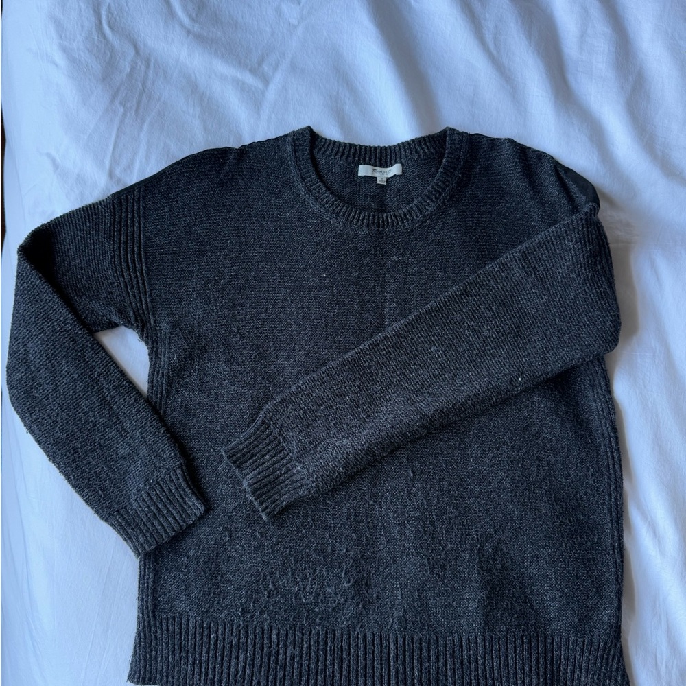 Cozy Charcoal Sweater | Madewell